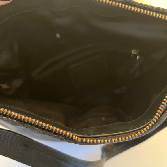 Coach Pebbled Leather Handbag Shoulder Purse - Picture 7 of 8